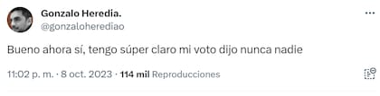 La ironía de Gonzalo Heredia