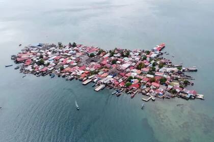La isla de Gardi Sugdub se encuentra en el archipiélago Guna Yala, en el Caribe panameño.