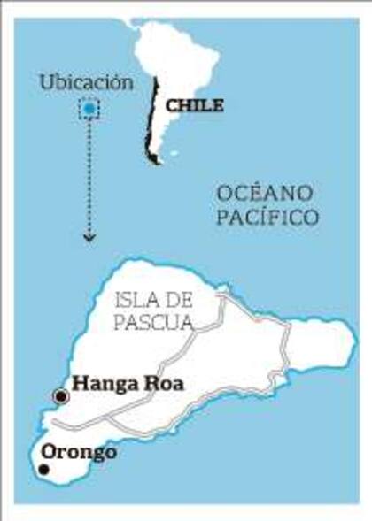 La Isla de Pascua tiene unos 8000 habitantes