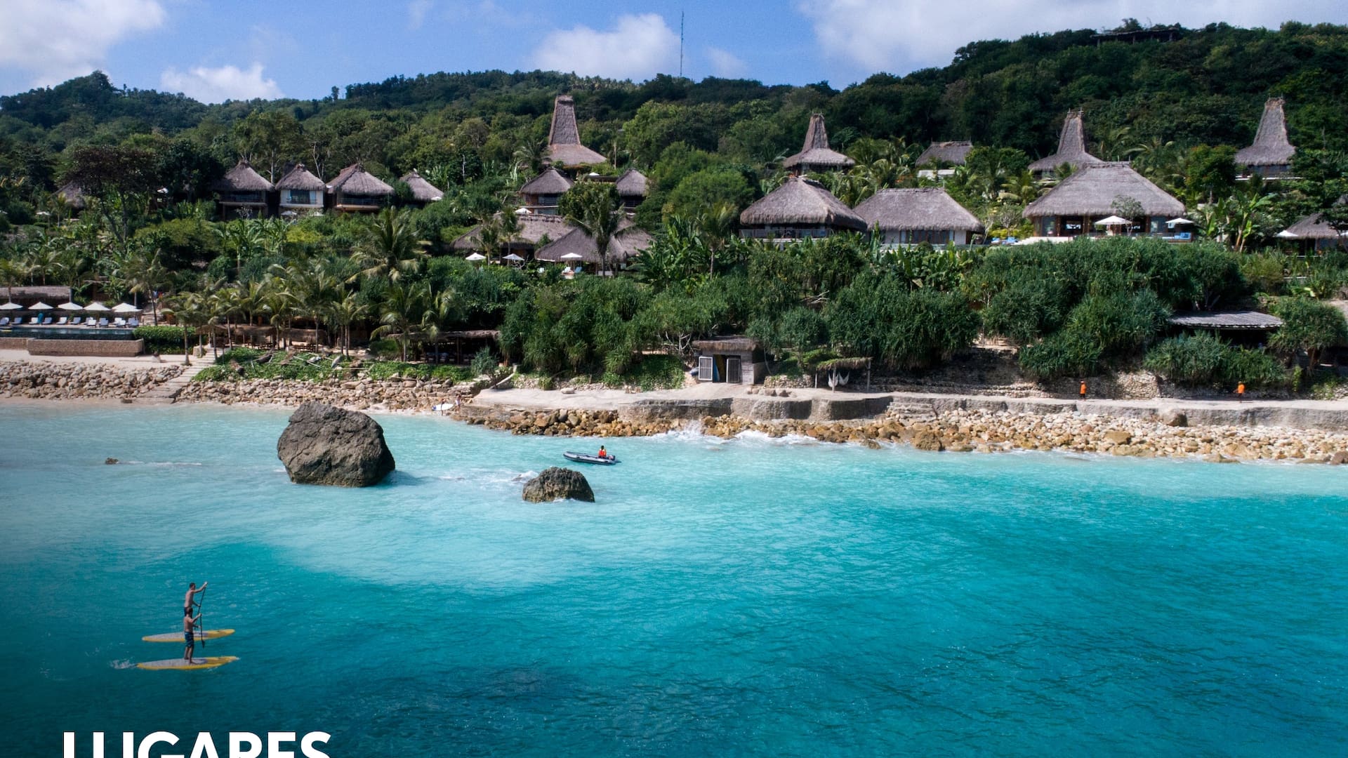 La isla de Sumba, sobre el mar de Savu, en Indonesia.