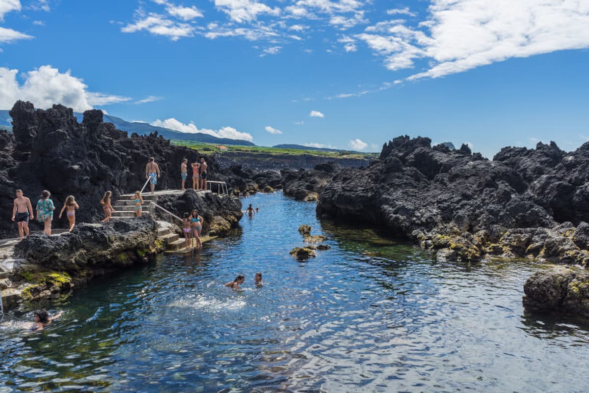 La isla de Terceira, Azores, donde tuvo que aterrizar el avión de Delta por una falla en el motor