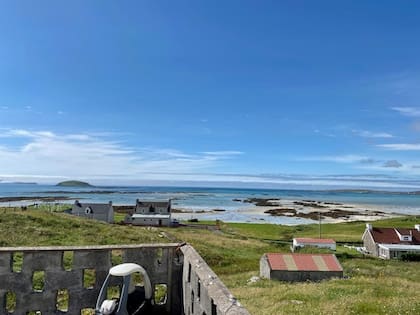 La isla Eriskay se encuentra al oeste de Escocia