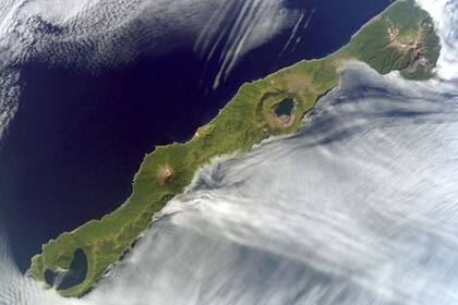 La Isla Simushir se encuentra ubicada entre Rusia y Japón