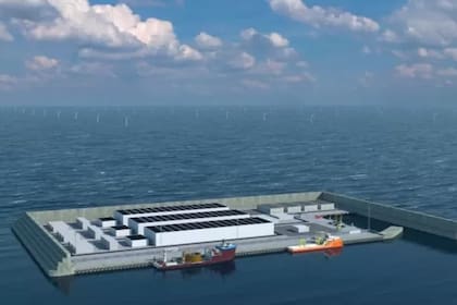 La isla tendrá una altura de 260m sobre el nivel del mar