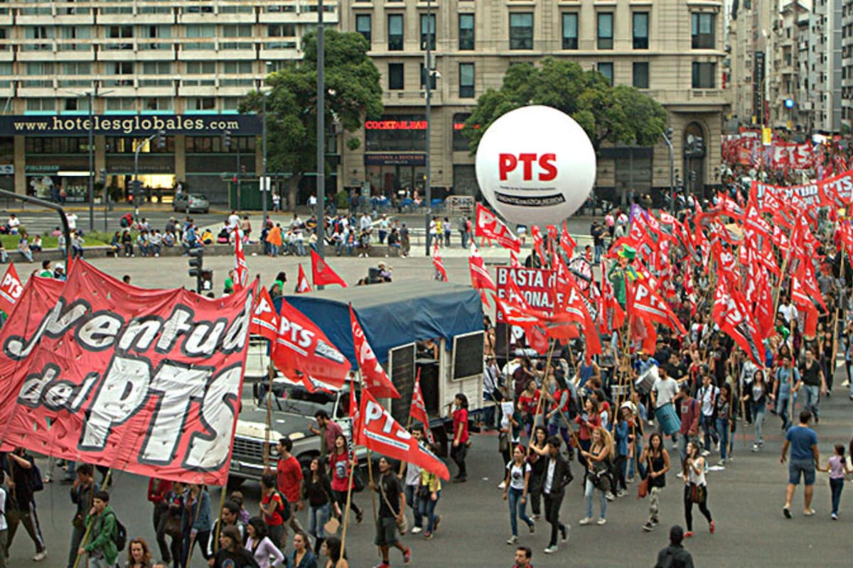 La izquierda marcha hoy por el microcentro porteño