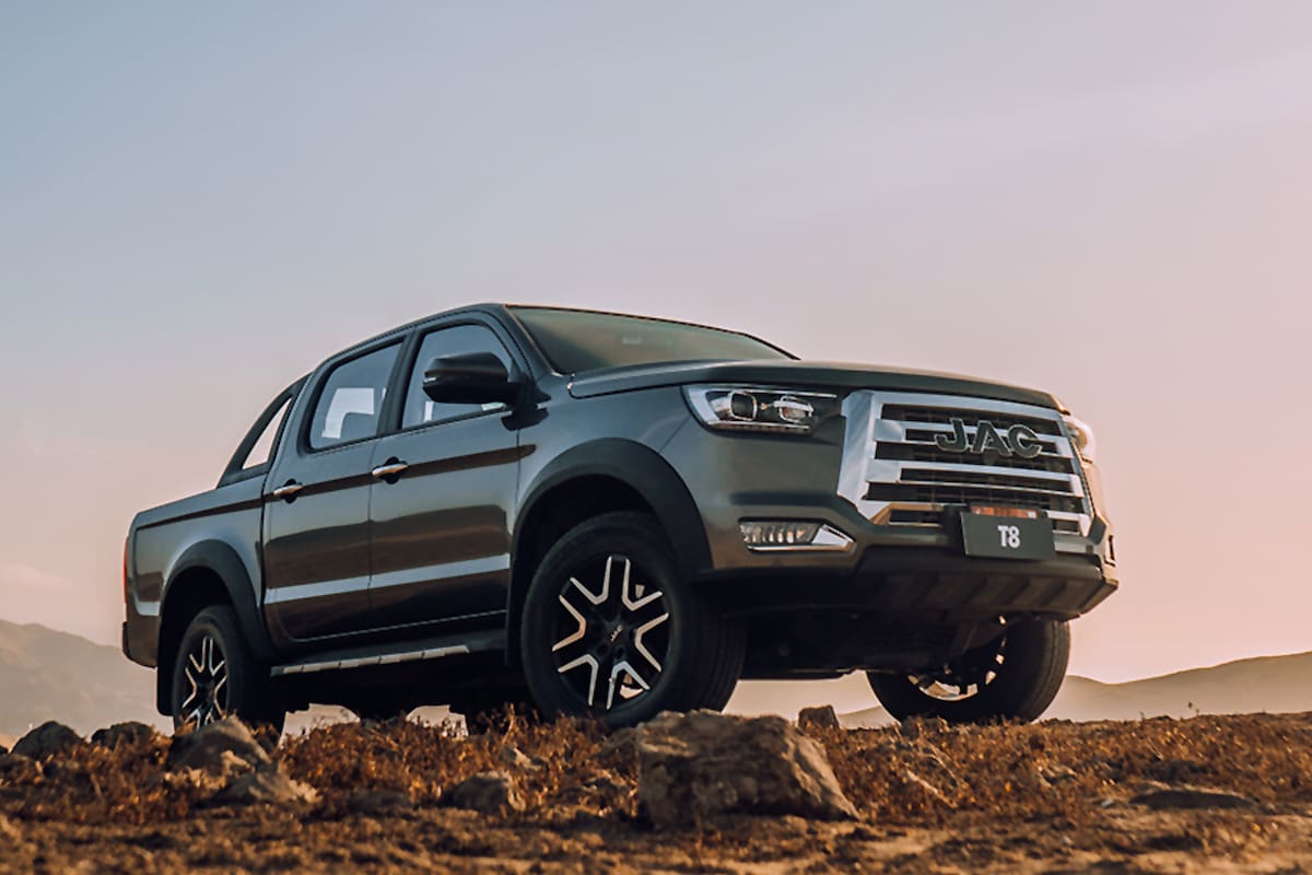 La JAC T8 tiene una imagen moderna y robusta