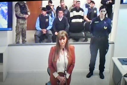 La jefa de la Policía de Córdoba, Liliana Zárate Belletti, durante su declaración en el juicio por el asesinato de Blas Correas