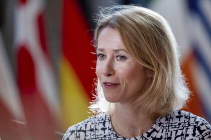 La jefa de política exterior de la Unión Europea, Kaja Kallas, sostuvo que el bloque no tiene interés en iniciar una pelea pero aseguró que mantendrán su posición (AP Foto/Geert Vanden Wijngaert)