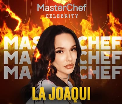 La Joaqui es una de las participantes de MasterChef Celebrity 2025 (Foto: @masterchefargentina)