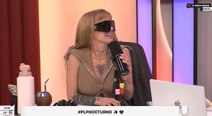 La Joaqui rompió el llanto al hablar de su separación con el cantante (Captura: Luzu TV)