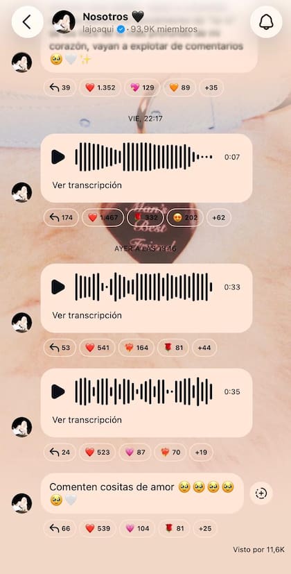 La Joaqui se comunicó con sus seguidores tras su separación de Luck Ra (Foto: Instagram @lajoaqui)