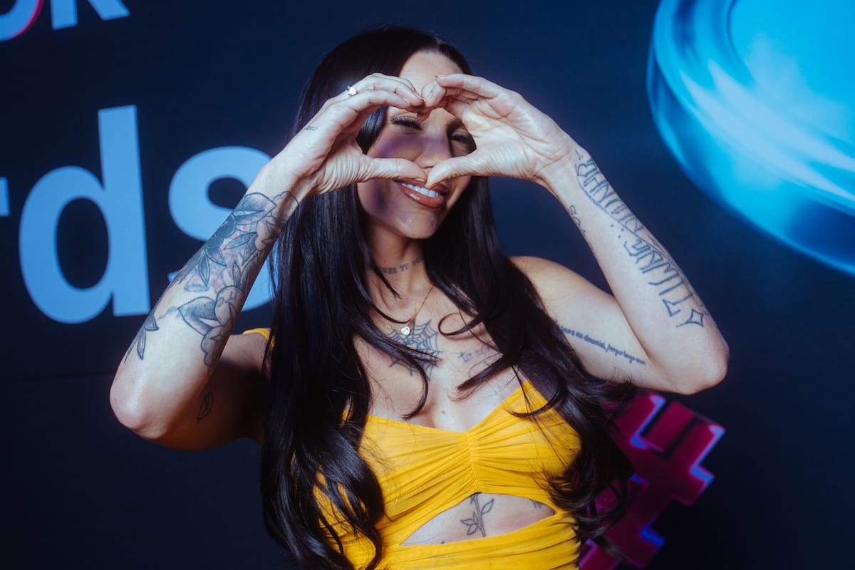 La Joaqui, una de las figuras argentinas que dio el presente en los TikTok Awards 2025 Latam en México