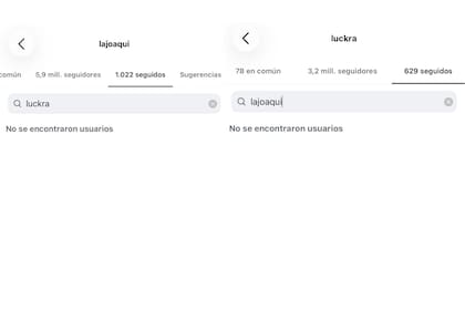 La Joaqui y Luck Ra dejaron de seguirse en Instagram