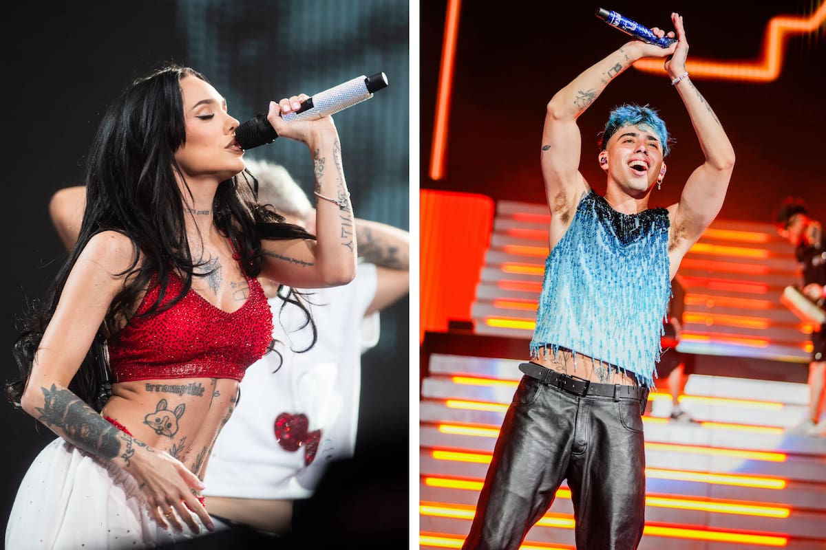 La Joaqui y Luck Ra, dos de los artistas centrales de la Fiesta de Disfraces de San Nicolás de los Arroyos