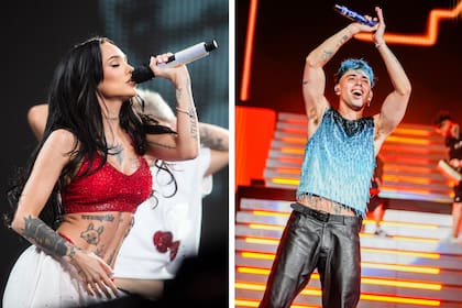 La Joaqui y Luck Ra, dos de los artistas centrales de la Fiesta de Disfraces de San Nicolás de los Arroyos