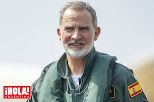 Al más puro estilo Top Gun, piloteó el avión en el que se formará su hija, la princesa Leonor
