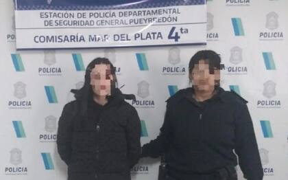 La joven detenida