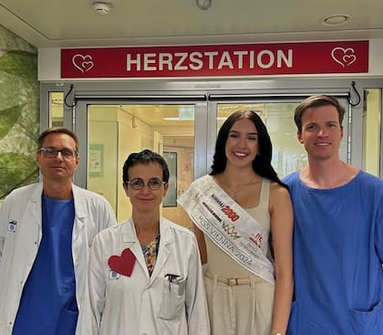 La joven agradeció al equipo médico en 2024 por los trabajos en su salud
