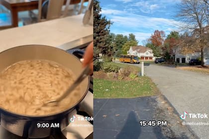 La joven argentina comparte en TikTok cómo es su día a día mientras trabaja como Au pair en EE.UU.