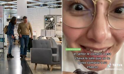 La joven aseguró que no era la hija del señor, porque iban en plan romántico (Foto: iStock / TikTok @almendralugo_)