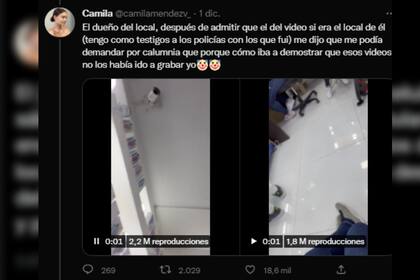 La joven aún no tiene respuestas (Foto Twitter @camilamendezv_)