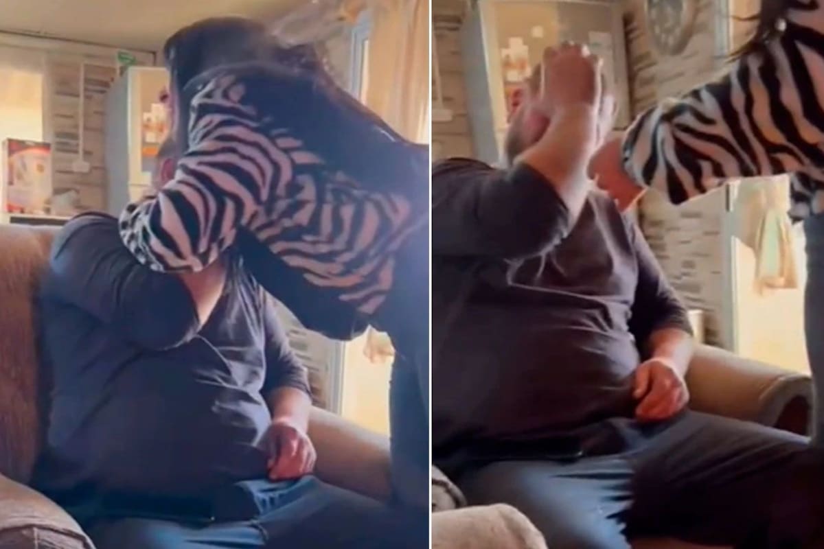 La joven compartió el video en las redes sociales y se viralizó (Foto: Captura de video)