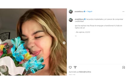 La joven compartió una serie de fotografías en los que hace referencia a su caso después del fallo judicial