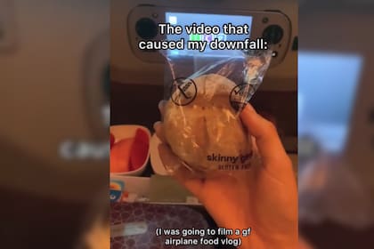 La joven consumió el alimento no permitido en su dieta y vivió un calvario (Captura video)
