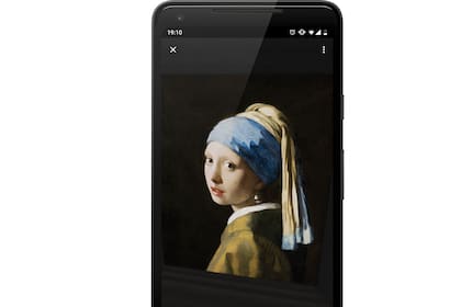 “La joven de la perla”, de Vermeer. El original está en el museo Mauritshuis, de Holanda. Ahora, la podés ver en tu celular y en alta definición.