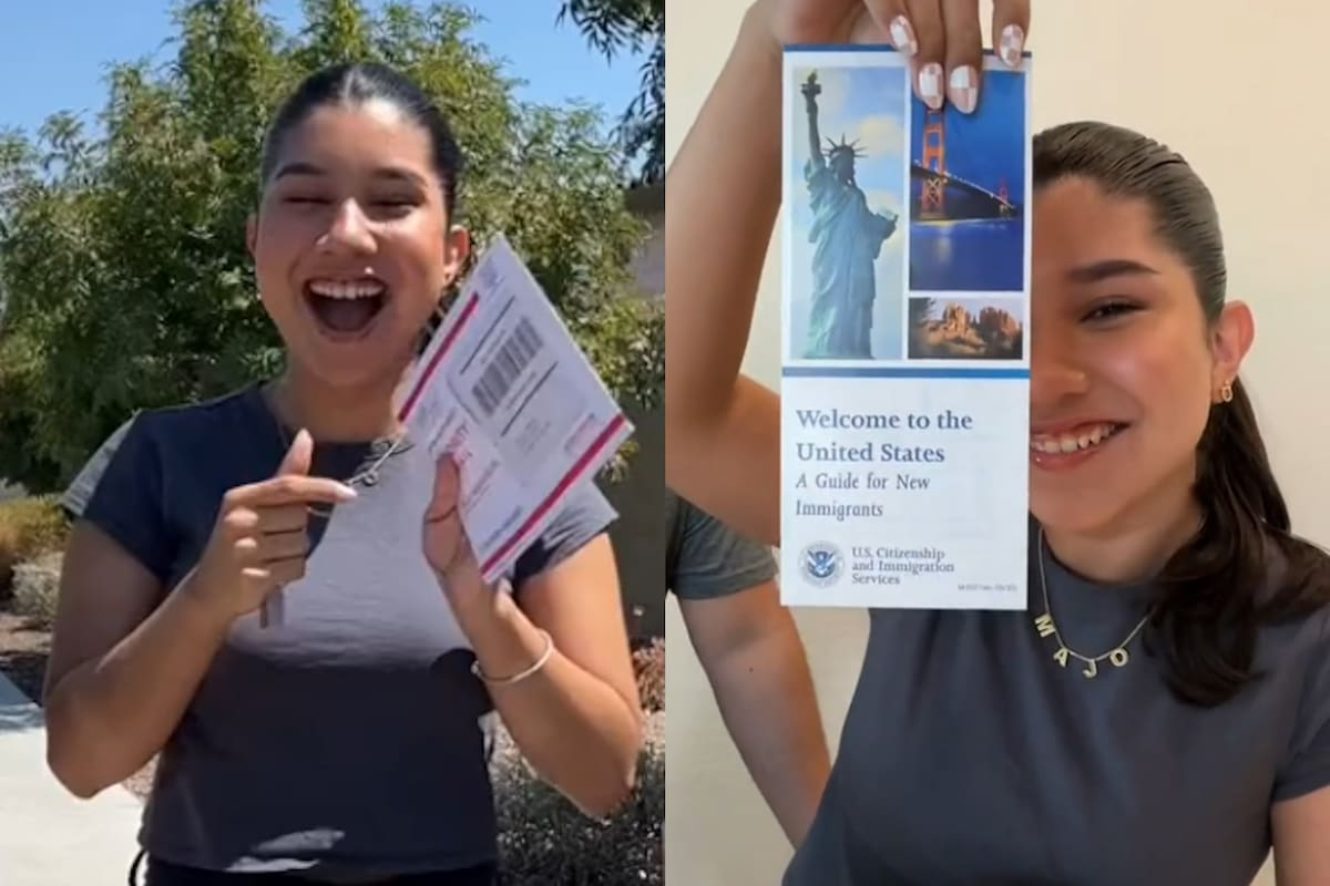 La joven de origen mexicano consiguió la green card por vía del matrimonio con un ciudadano