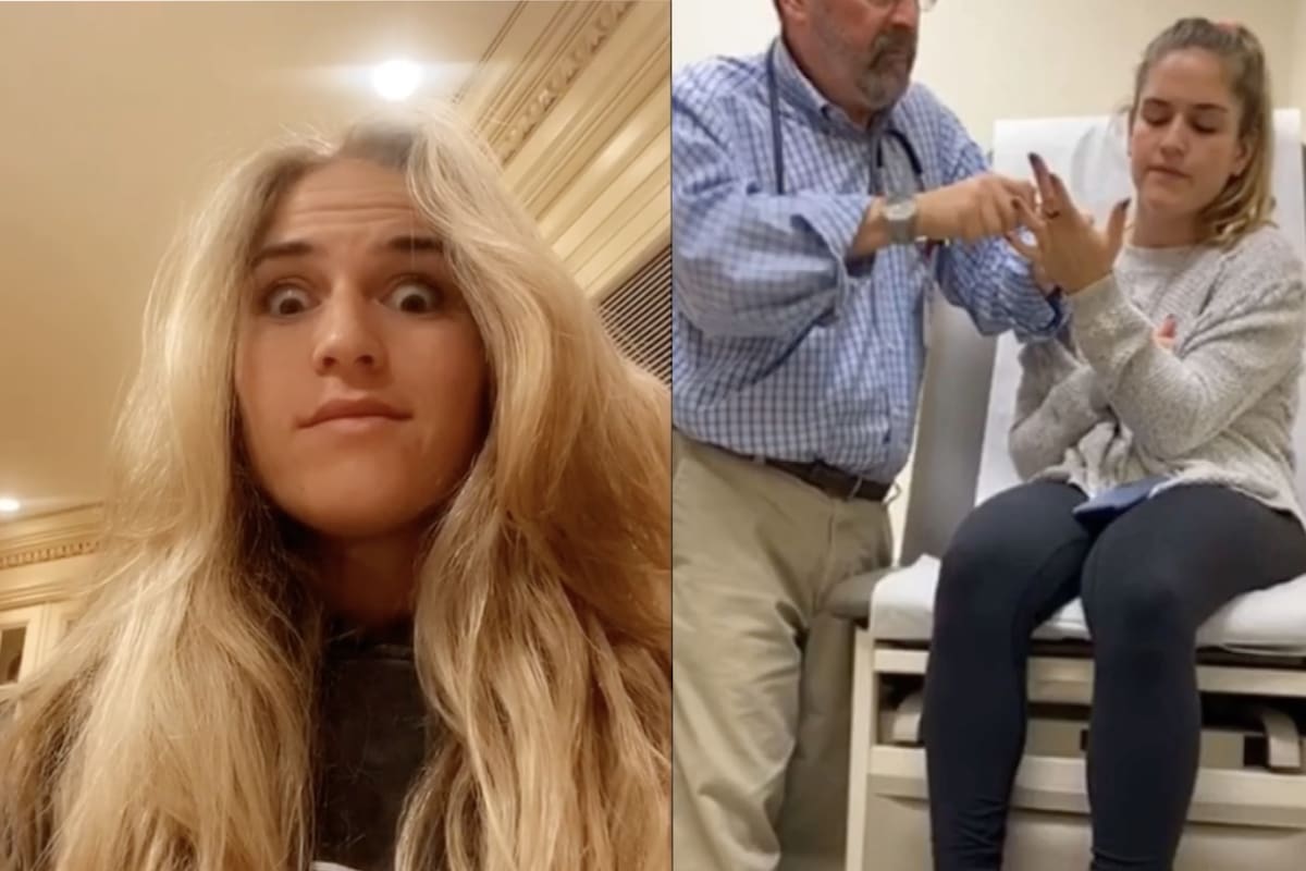 La joven debió ir varias veces al médico, hasta que uno logró cortar el anillo y liberar su dedo