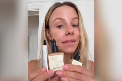 La joven detalló que utiliza una rutina de skincare para su cuidado