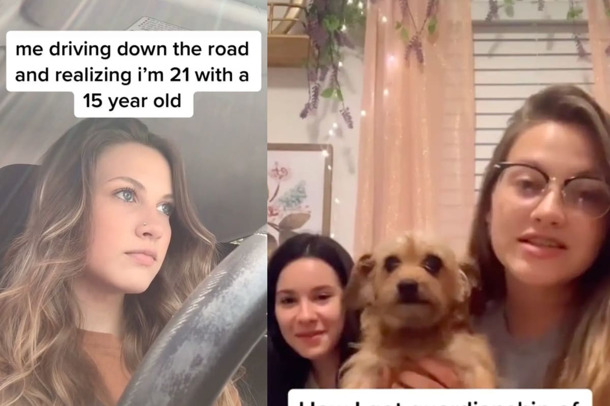 La joven dijo que temía que en la escuela de su "hija" no la tomaran en serio por la edad de ambas