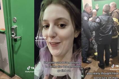 La joven expuso la situación que vivió junto con su hermano en un baño público; muchos usuarios coincidieron en que esos son los "peores cerrojos del mundo"