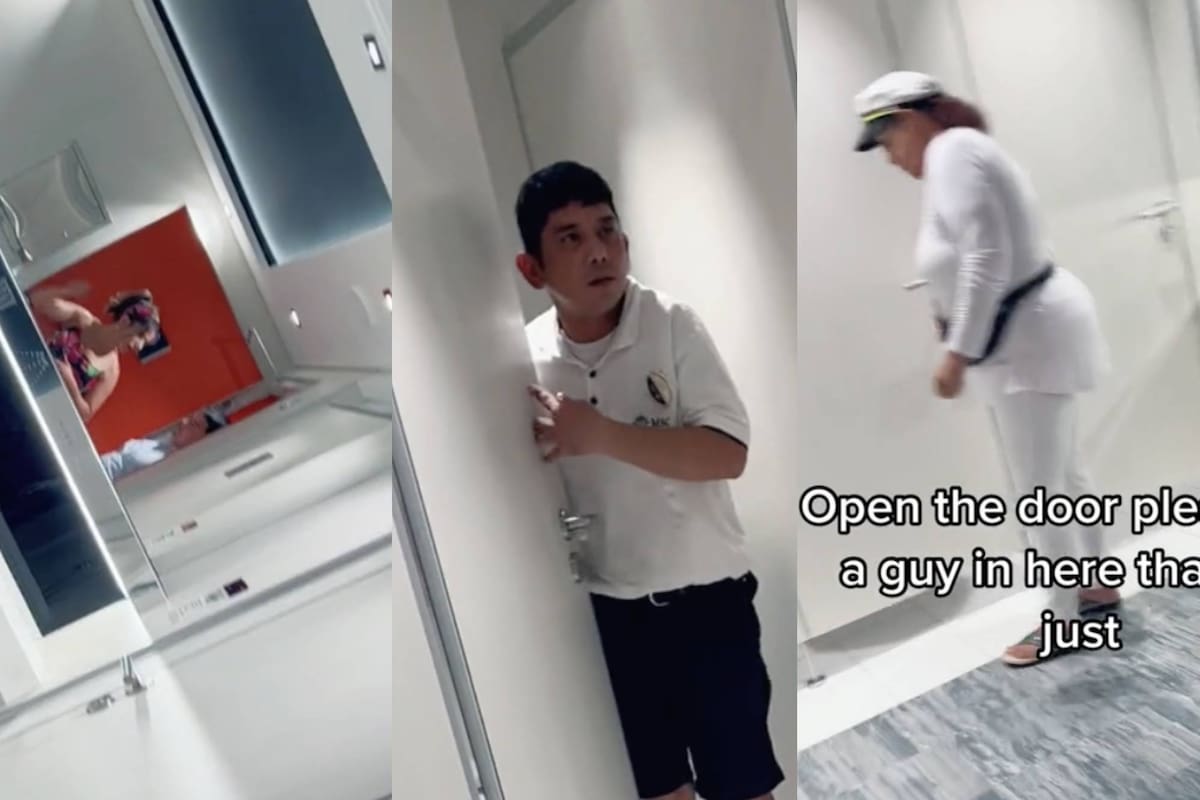 La joven filmó todo lo que vivió en el baño de un crucero y la compañía tomó severas medidas