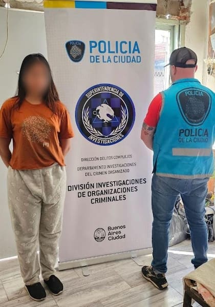 La joven fue detenida en su casa en el conurbano bonaerense
