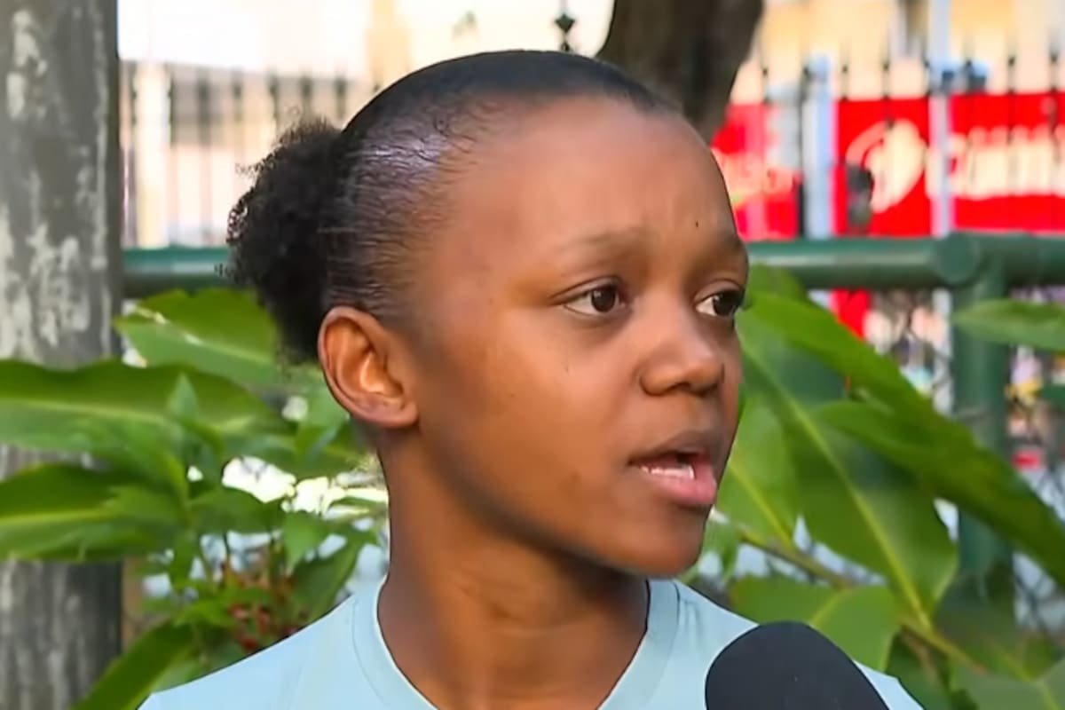 La joven fue entrevistada por la televisión brasileña tras el episodio