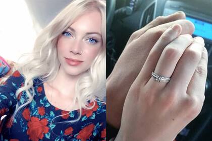 La joven fue previsora y el casamiento se celebrará el próximo invierno