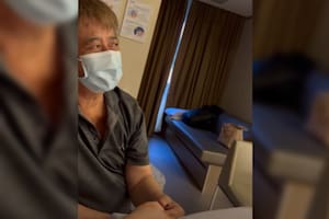 La joven grabó a su papá y emocionó a todos (Foto captura video)
