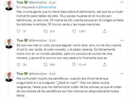 La joven habló de lo que vive a raíz de su enfermedad