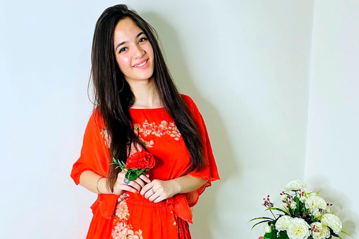 La joven influencer en una de las últimas fotos que subió a su perfil de Instagram.