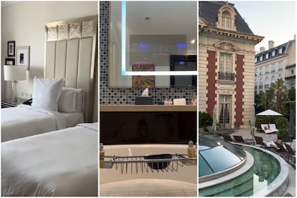 La joven influencer mostró las instalaciones del Four Seasons