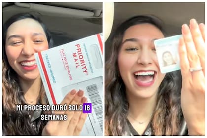 La joven inmigrante compartió cómo fue el proceso para obtener su green card