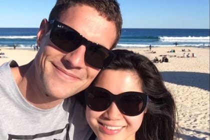 La joven le dedicó un sentido homenaje a su pareja asesinada por un tiburón