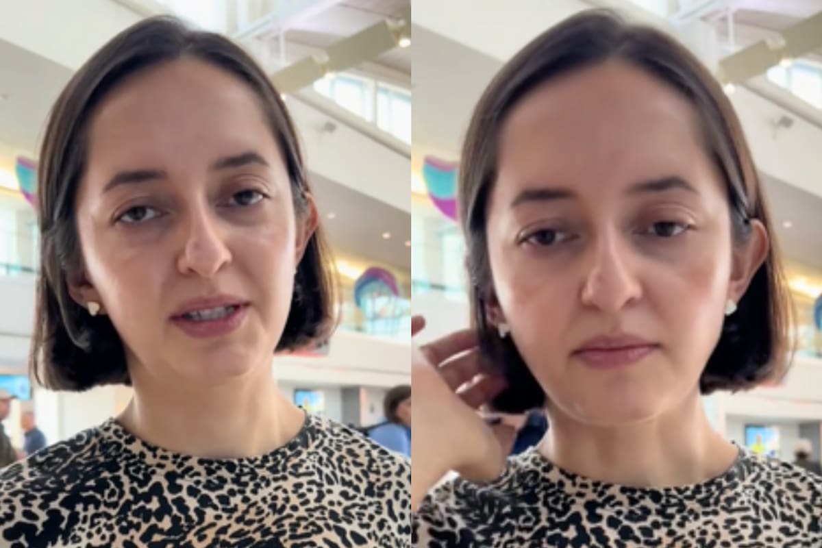 La joven mexicana contó que tanto ella como su esposo enfrentaron un extenso control al llegar a EE.UU.