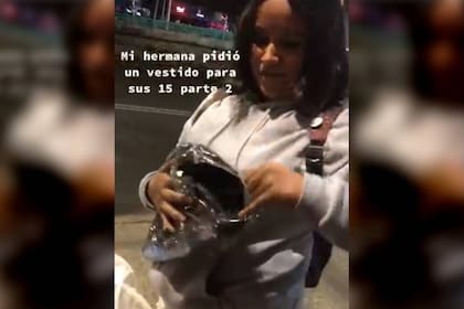 La joven mexicana esperaba su vestido de 15 soñado y se decepcionó al abrir el paquete que le llegó