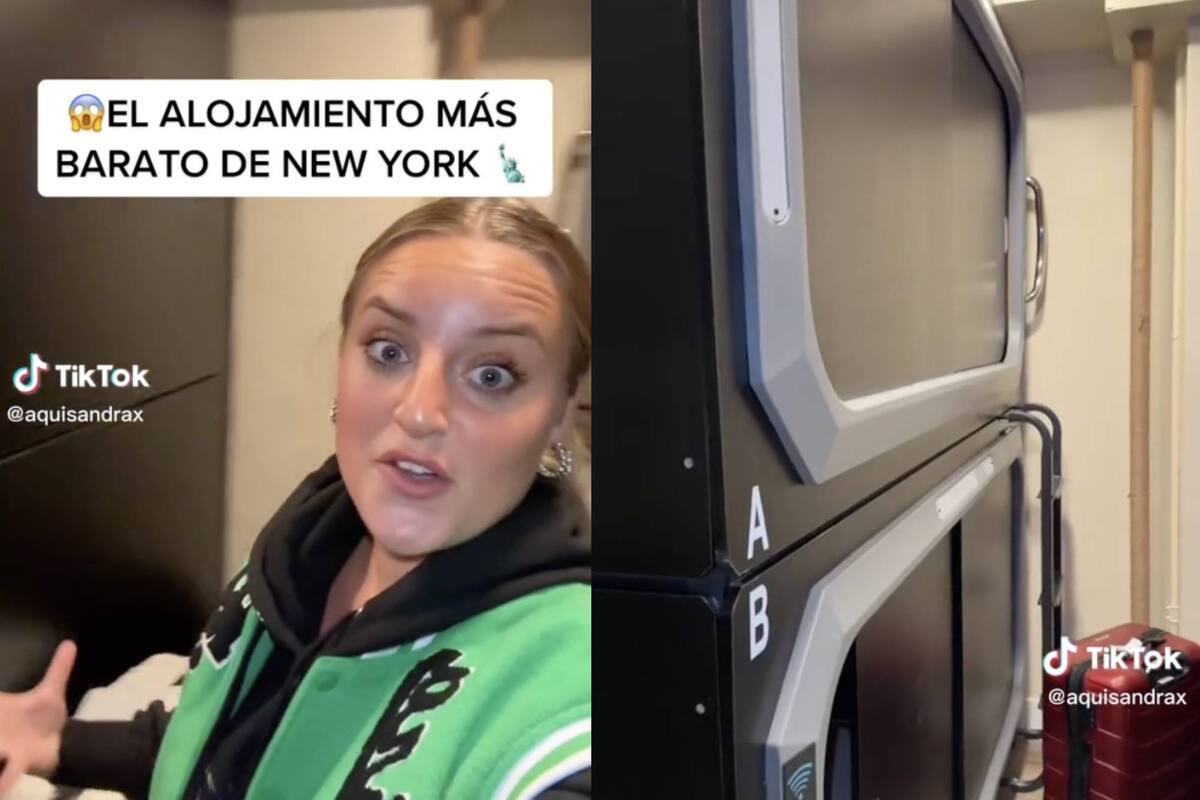 La joven mostró cómo es por dentro del alojamiento "más barato" de Nueva York