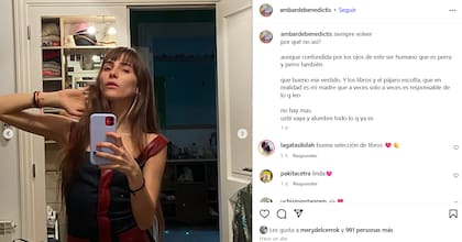 La joven muestra detalles de su vida en su Instagram