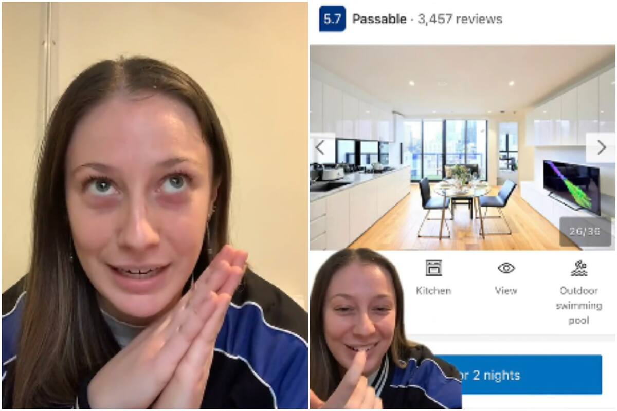 La joven no pudo creer el departamento con el que se encontró cuando llegó