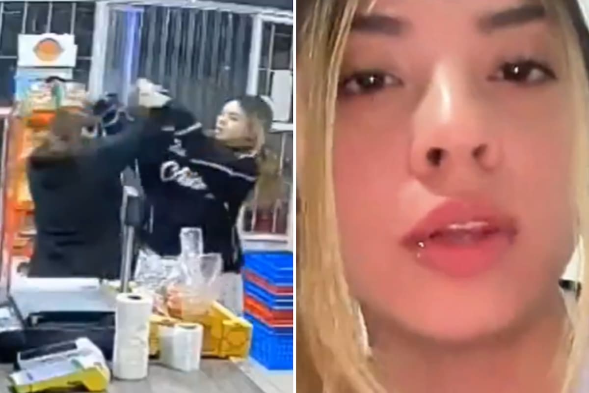 La joven que protagonizó la pelea en el almacén